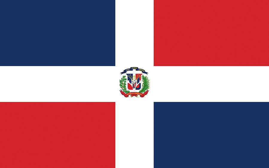Flag of the Dominican Republic Digital Art by Roy Pedersen