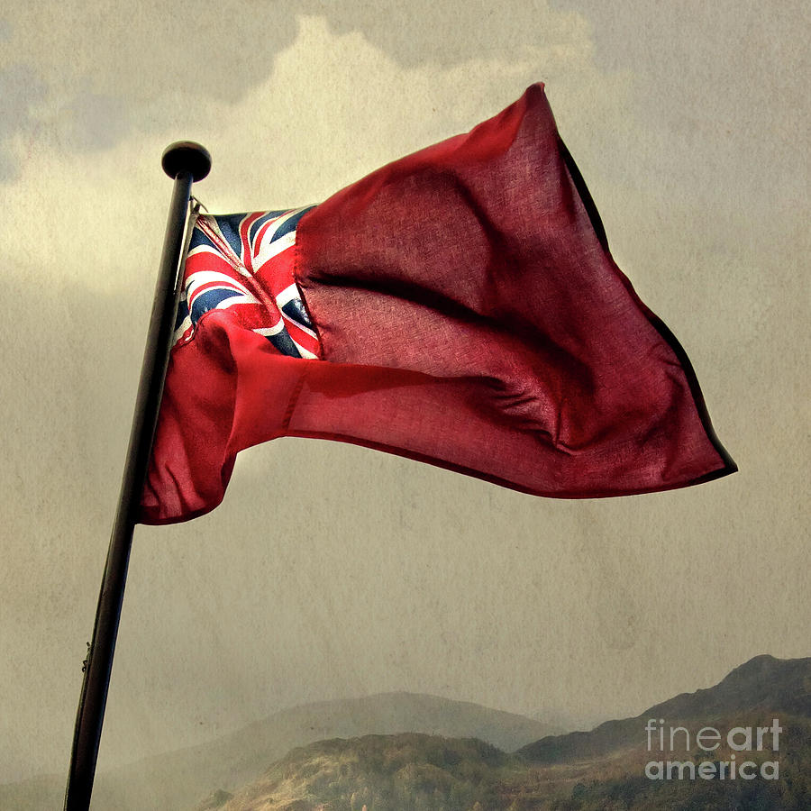 Flag Of The Red Ensign Photograph by Linsey Williams