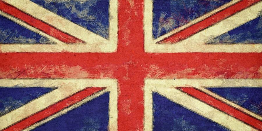 Flag of the United Kingdom Digital Art by Michelle Calkins