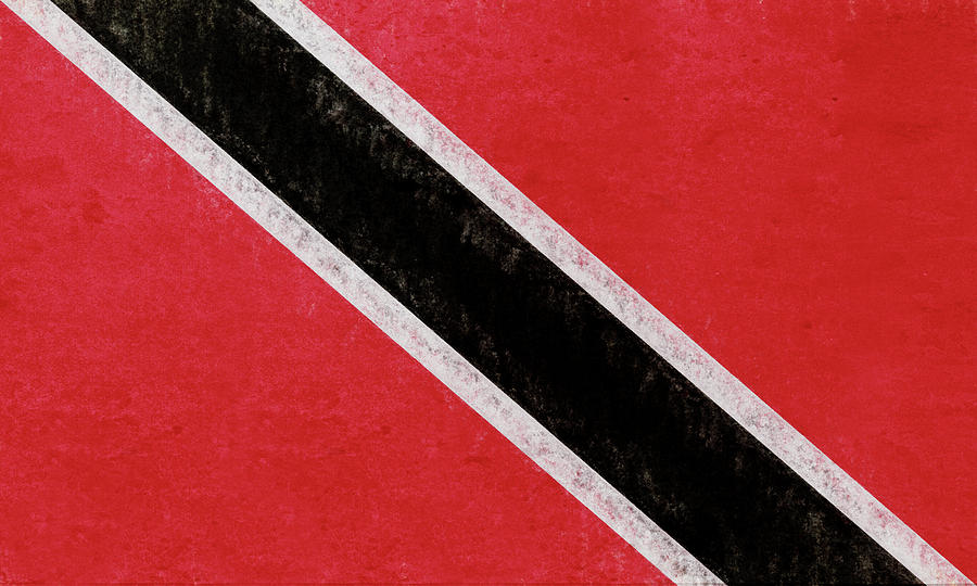 Flag of Trinidad and Tobago Grunge Digital Art by Roy Pedersen