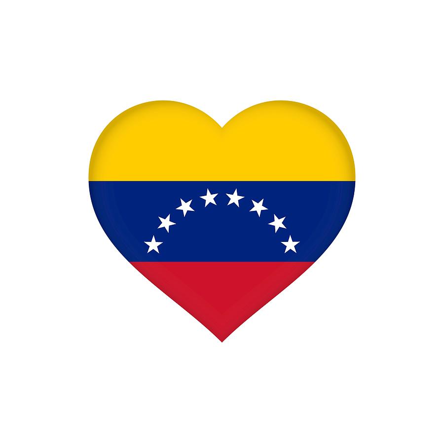 Flag of Venezuela Heart  Photograph by Roy Pedersen