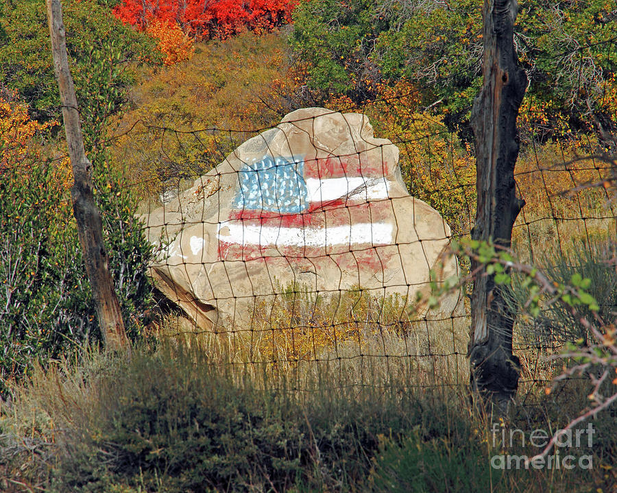 Flag Rock Photograph by Malcolm Howard