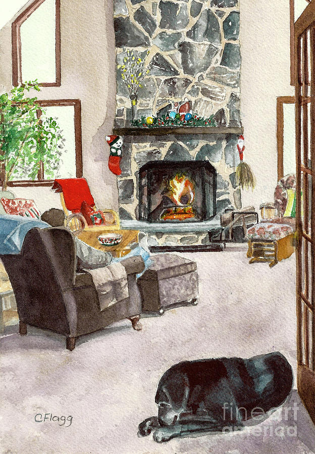 Christmas 2011 Painting by Carol Flagg