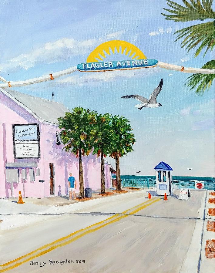 Flagler Avenue Painting By Jerry Spangler