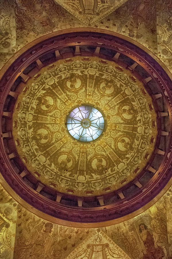 Flagler College Ceiling Photograph by Mitch Spence