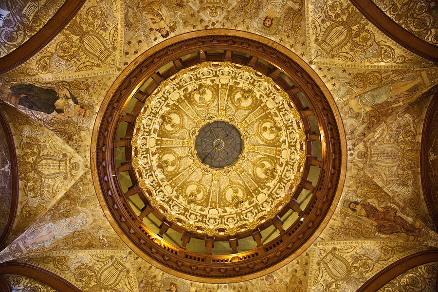 Architecture Photograph - Flagler College Ceiling  by Patrick  Flynn