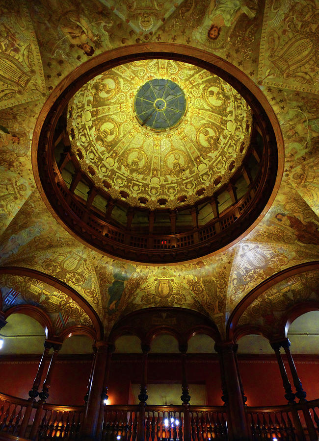 Flagler College Dome Photograph by David T Wilkinson