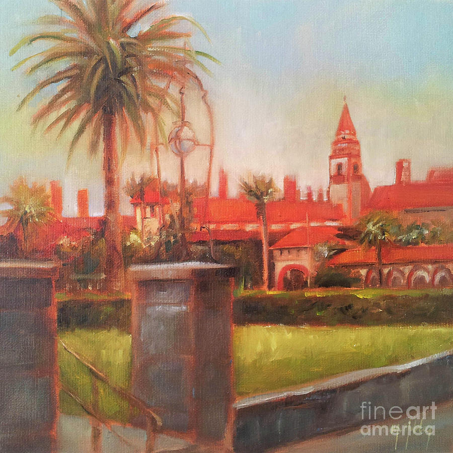 Flagler College Painting by Mary Hubley