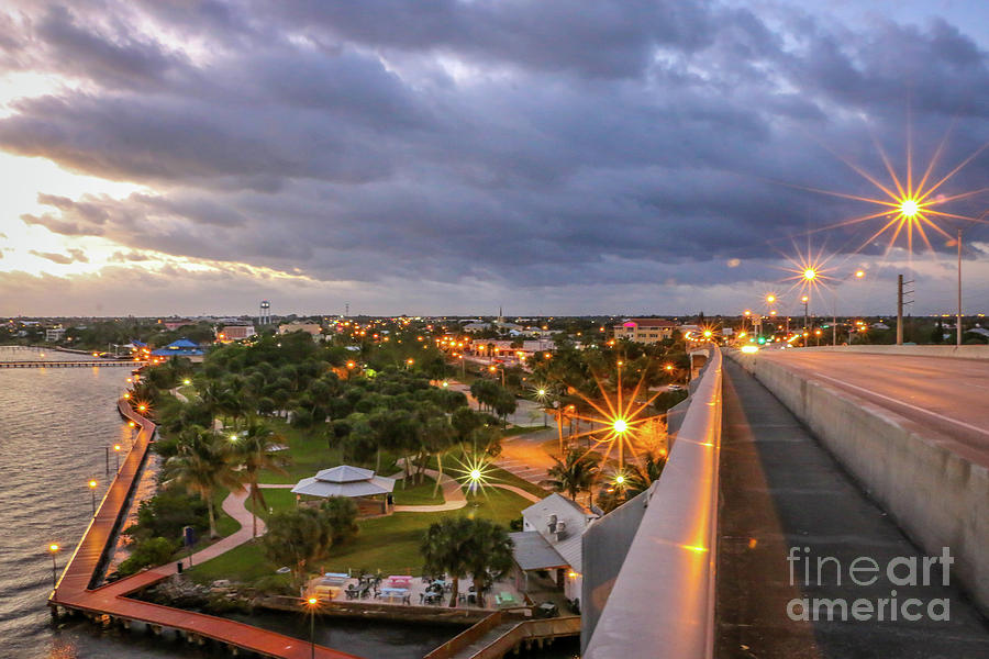 Flagler Park and Downtown Stuart Photograph by Tom Claud