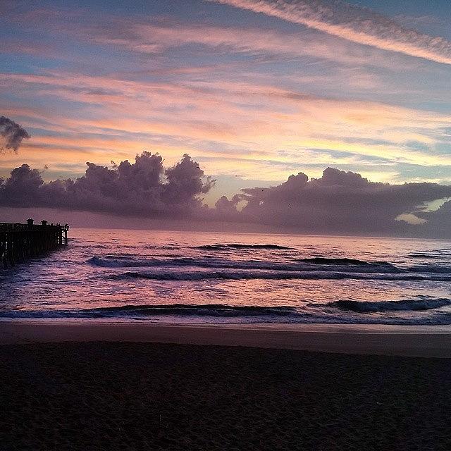 Florida Photograph - #flaglerbeach For The Sunrise With The by Thomas Hudek
