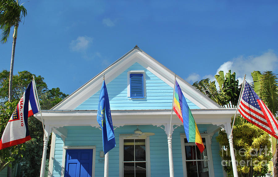 Flags of the Keys Photograph by Jost Houk