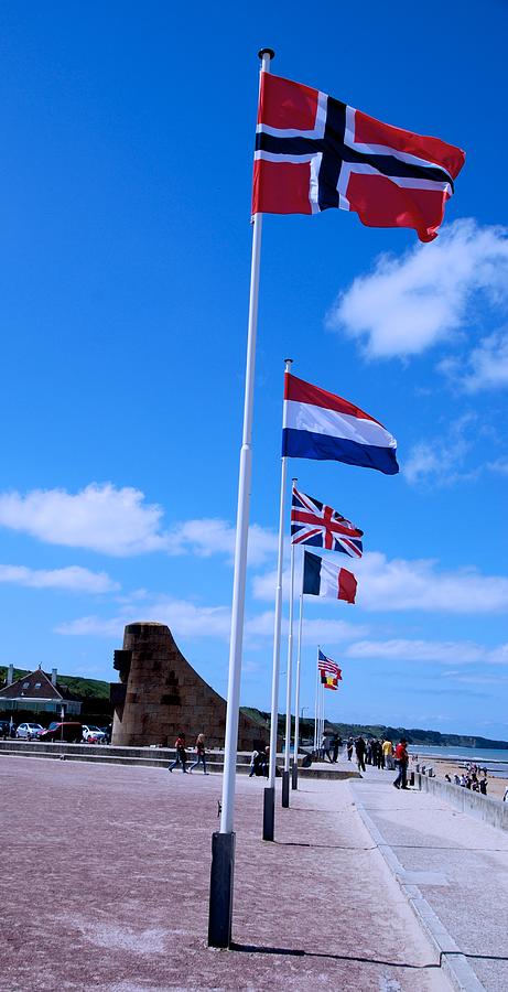 Flags Over Normandy Photograph by Eric Tressler