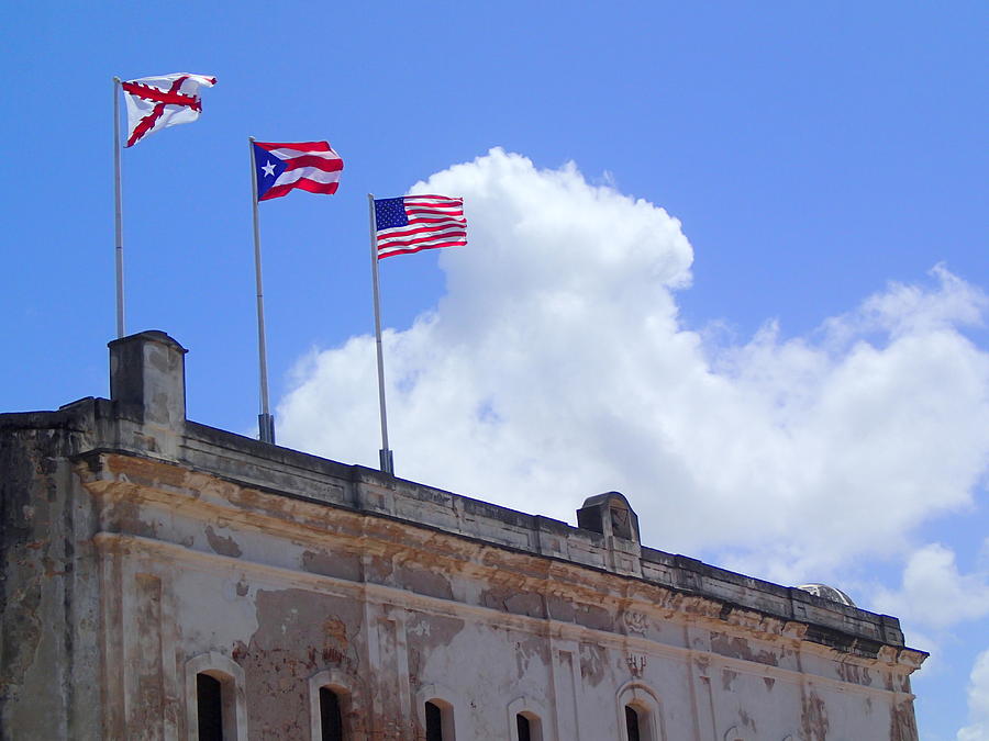 Flags Over San Cristobal Photograph