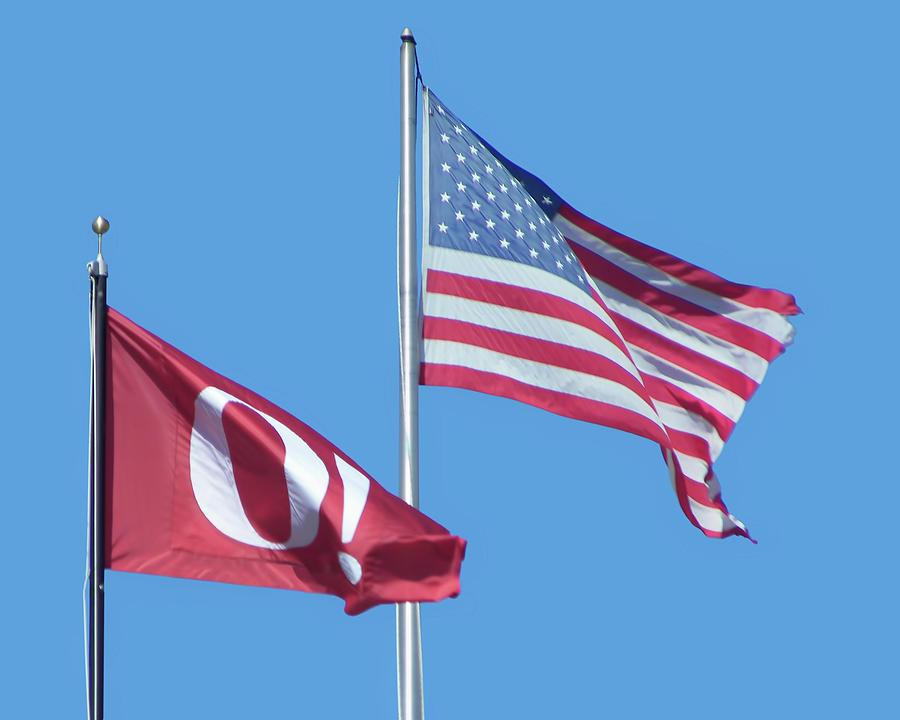 Flags - United States - Omaha Photograph by Nikolyn McDonald