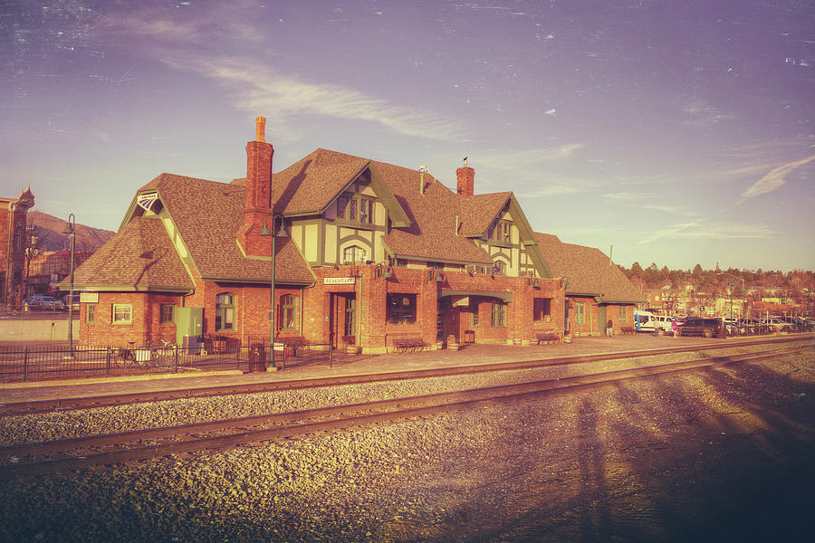Flagstaff Train Station Photograph by Ray Devlin