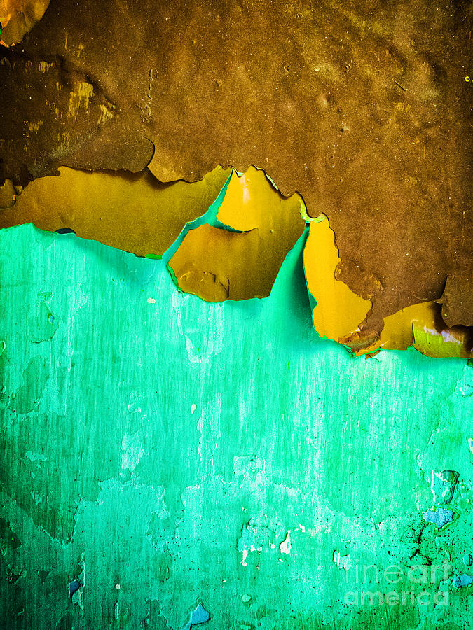 Flaking paint Photograph by Silvia Ganora