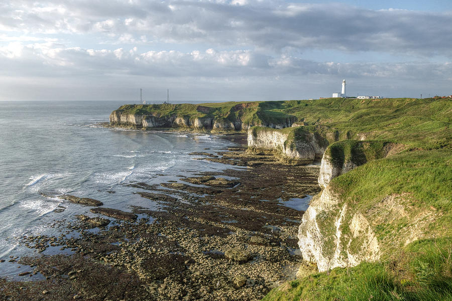 Lighthouse Photograph - Flamborough Head by Paula Connelly