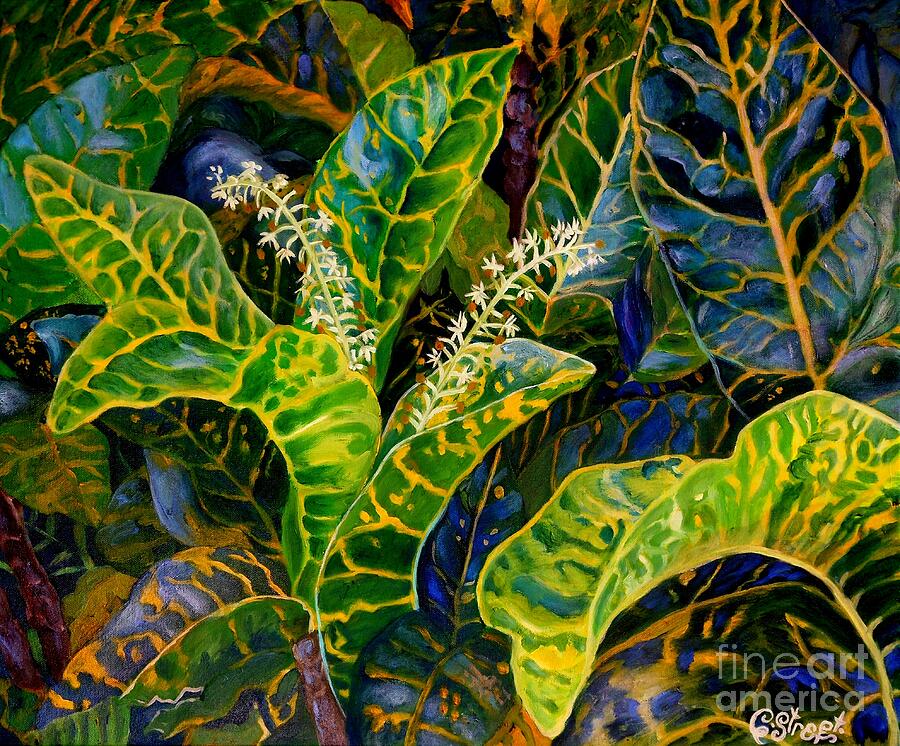 Flamboyant Croton Painting