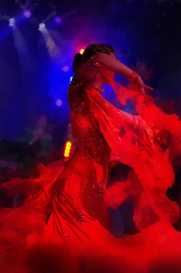 Flame Dance Photograph by Jenny Rainbow