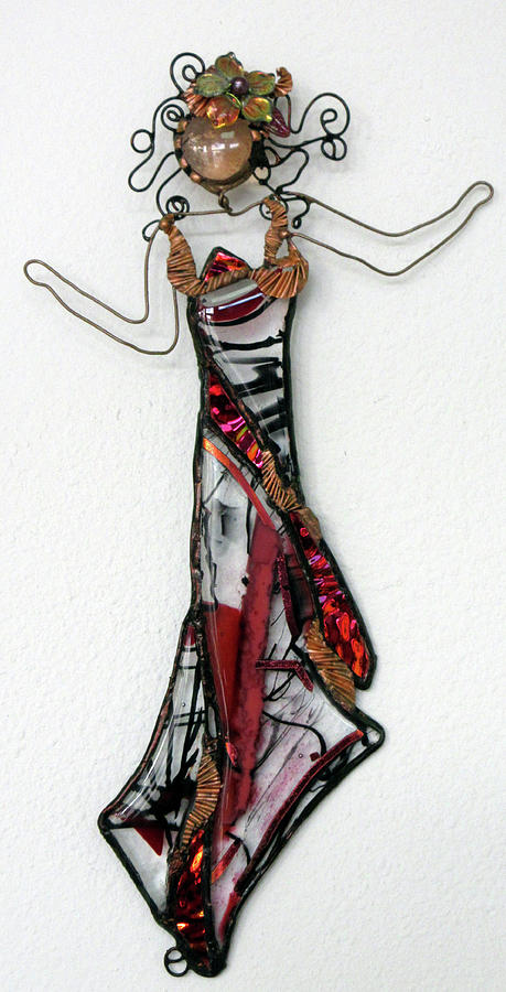 Flame Dancer Glass Art by Maxine Grossman Flame Dancer Glass Art by Maxine Grossman