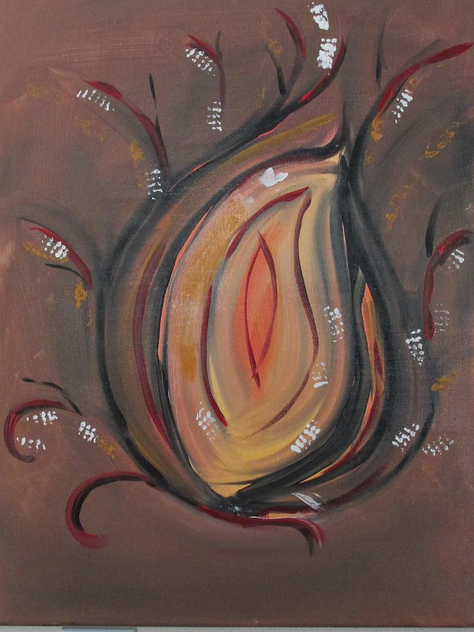 Flame Painting by Sharyn Winters