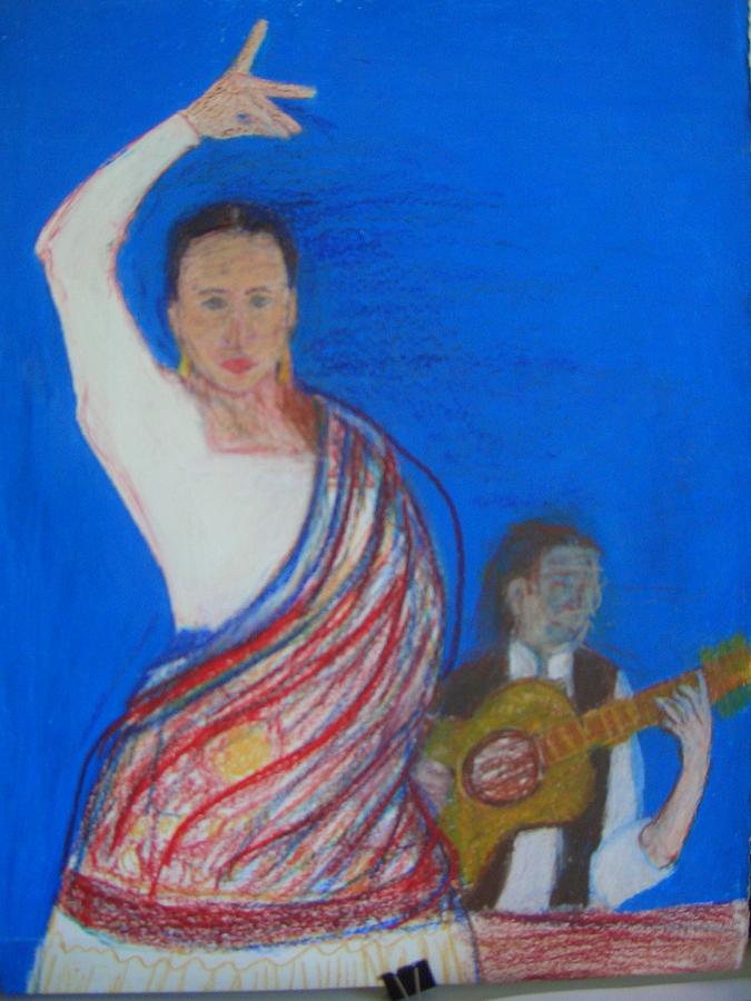 Music Pastel - Flamenco Dance by Moneca AtleyLoring
