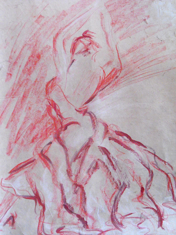 Flamenco Dancer 1 Painting by Koro Arandia