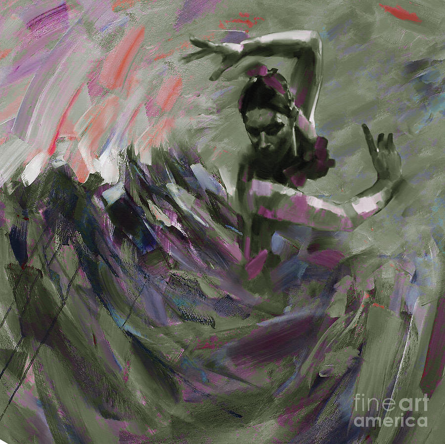 Flamenco dancer 99I Painting by Gull G