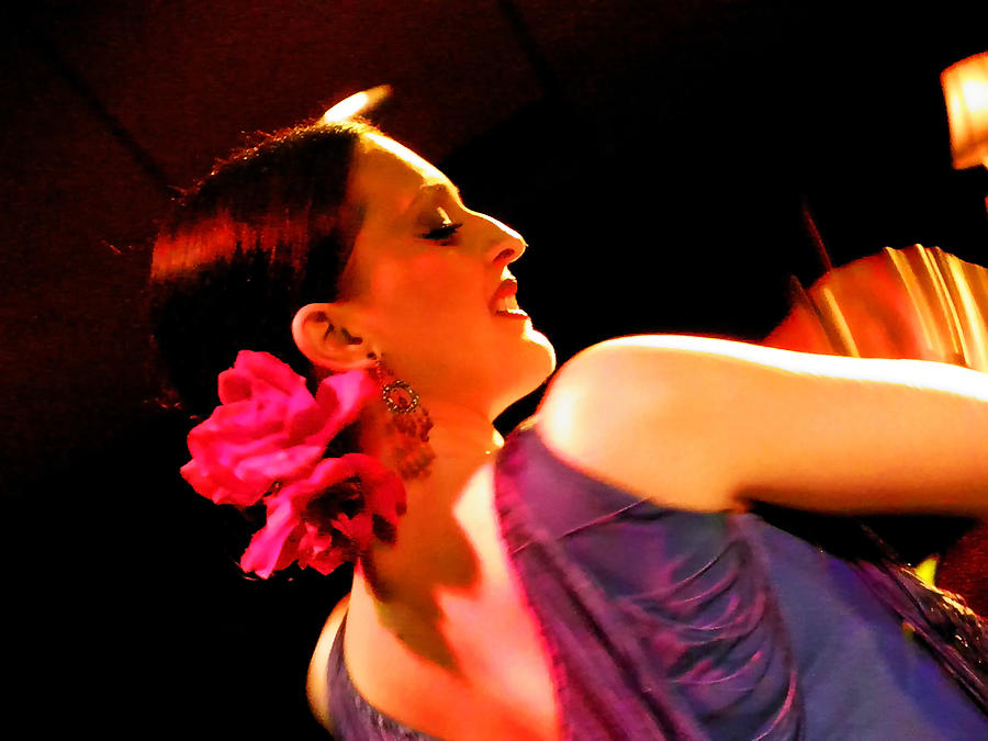 Flower Photograph - Flamenco Dancer I by Elizabeth Hoskinson