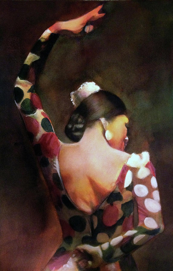 Flamenco Dancer I Painting by Gregory DeGroat