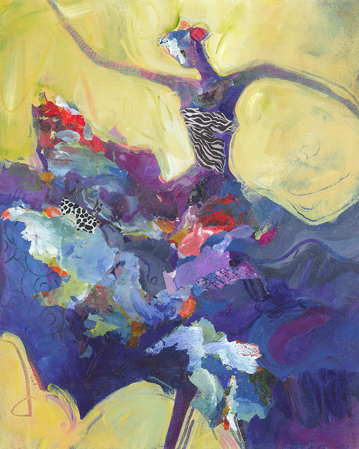 Abstract Painting - Flamenco Dancer No 5 by Shelli Walters