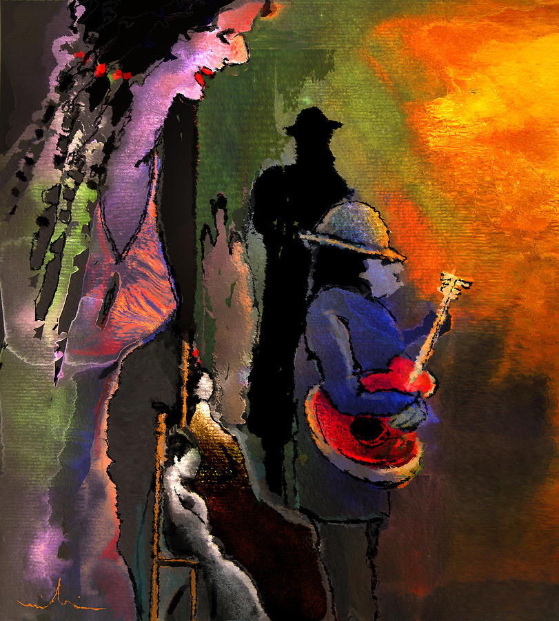 Flamenco Dream Painting by Miki De Goodaboom