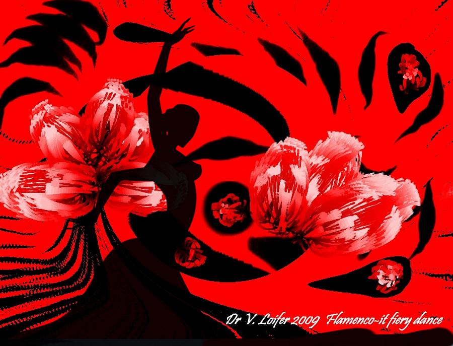 Flamenco-fairy dance Digital Art by Dr Loifer Vladimir