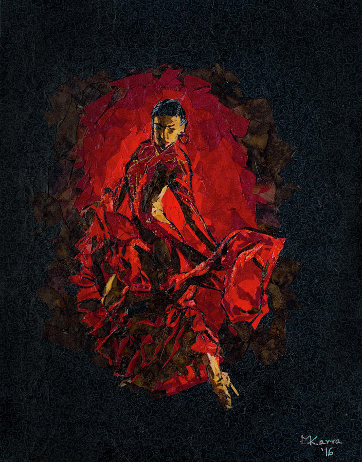Flamenco II Painting by Mihira Karra