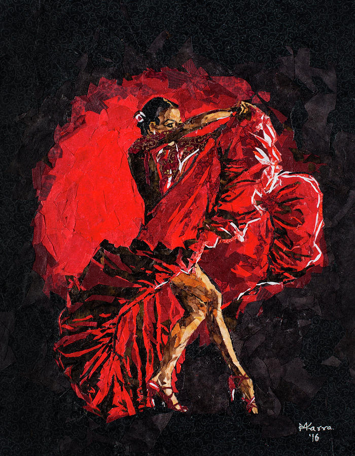 Flamenco III Painting by Mihira Karra