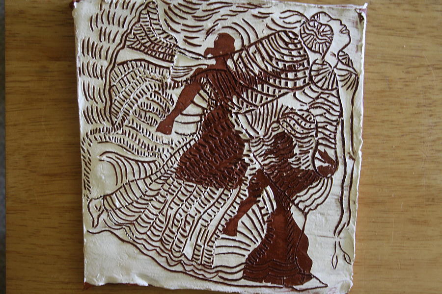 Flamenco passion 3 Ceramic Art by Gloria Ssali