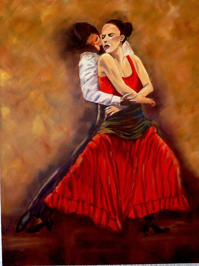 Flamenco Passion Painting by Eileen Palmer - Fine Art America