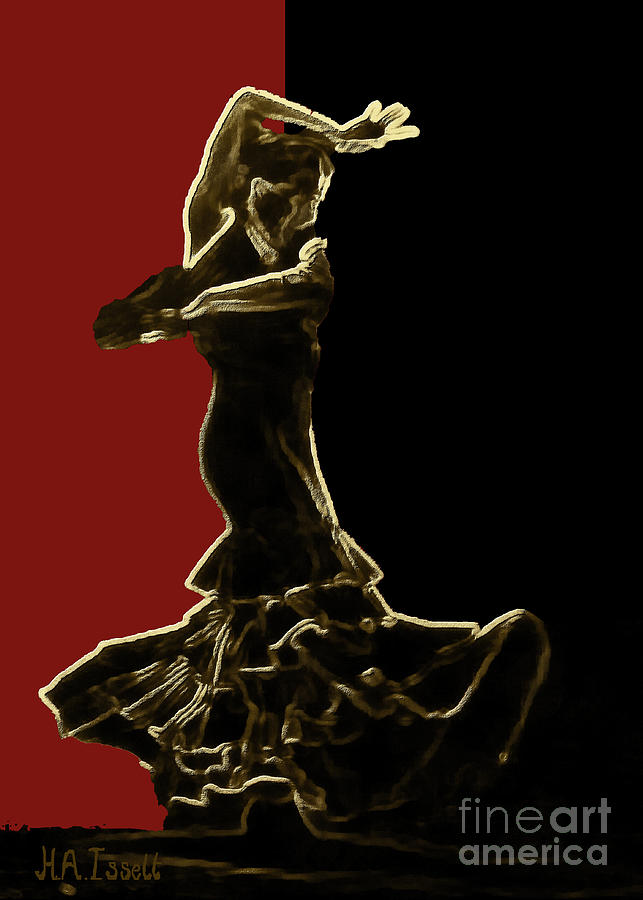 Flamenco Passion Digital Art by Humphrey Isselt