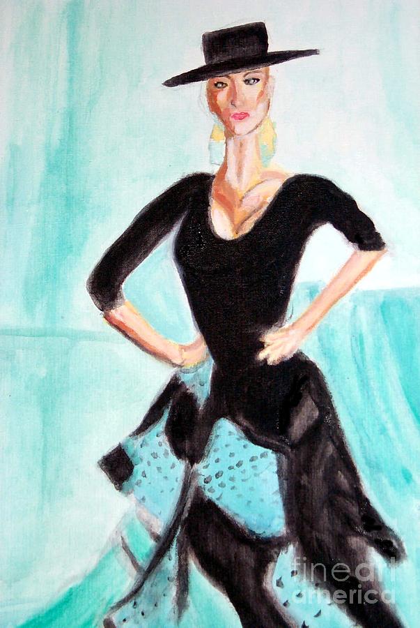 Flamenco Redux Painting by Stanley Morganstein