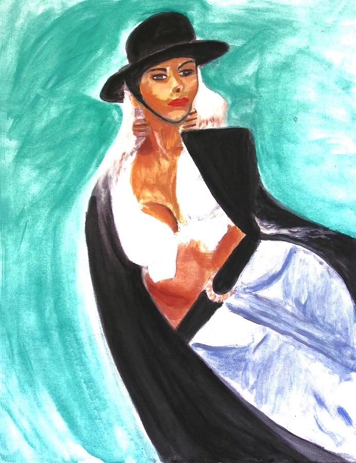 Flamenco Painting - Flamenco by Stanley Morganstein