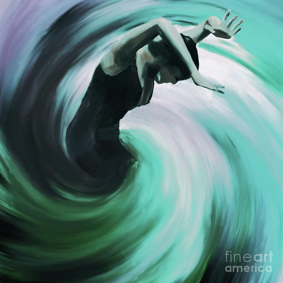 Flamenco Twist 34L Painting by Gull G