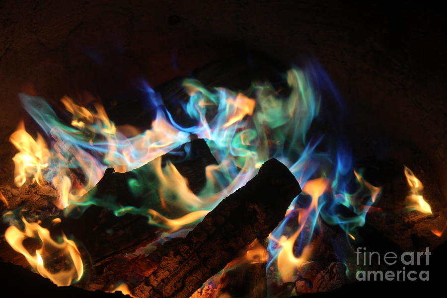 Flames Photograph by Jenny Revitz Soper