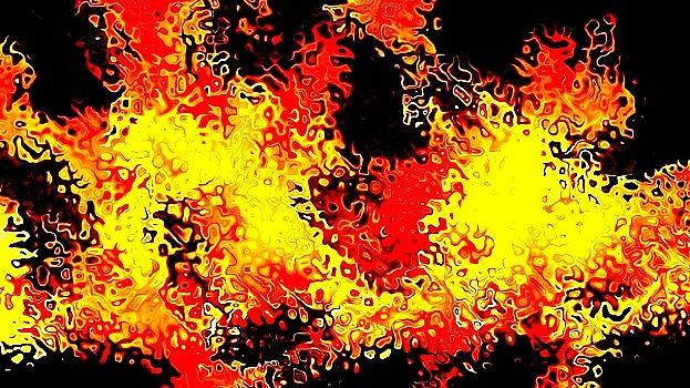 Fire Digital Art - Flames Ragging by Art Speakman Fire Digital Art - Flames Ragging by Art Speakman