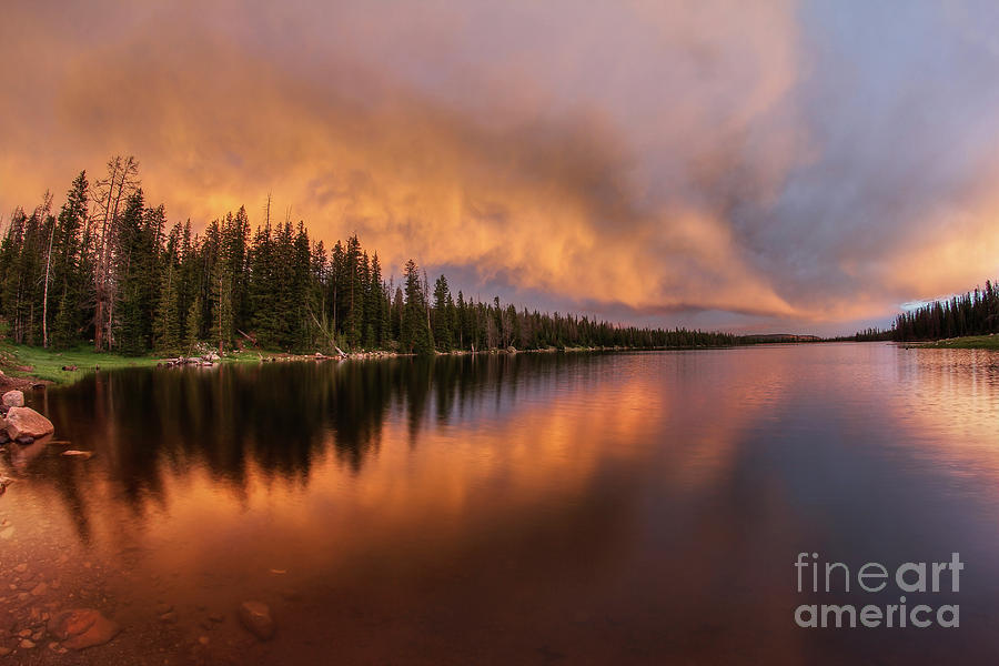 Flamethrower Sunset Photograph by Spencer Baugh