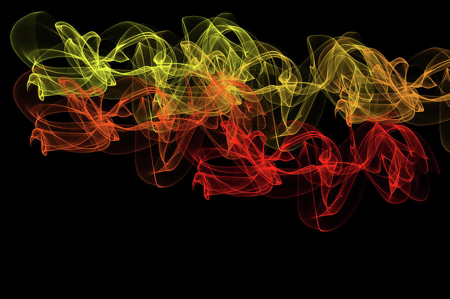 Flaming Dance  Digital Art by Jenny Rainbow
