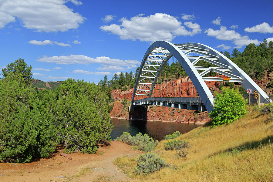 Flaming Gorge Bridge Photograph by Joan Escala Usarralde