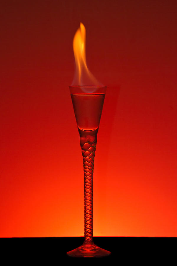 Abstract Photograph - Flaming Hot by Gert Lavsen