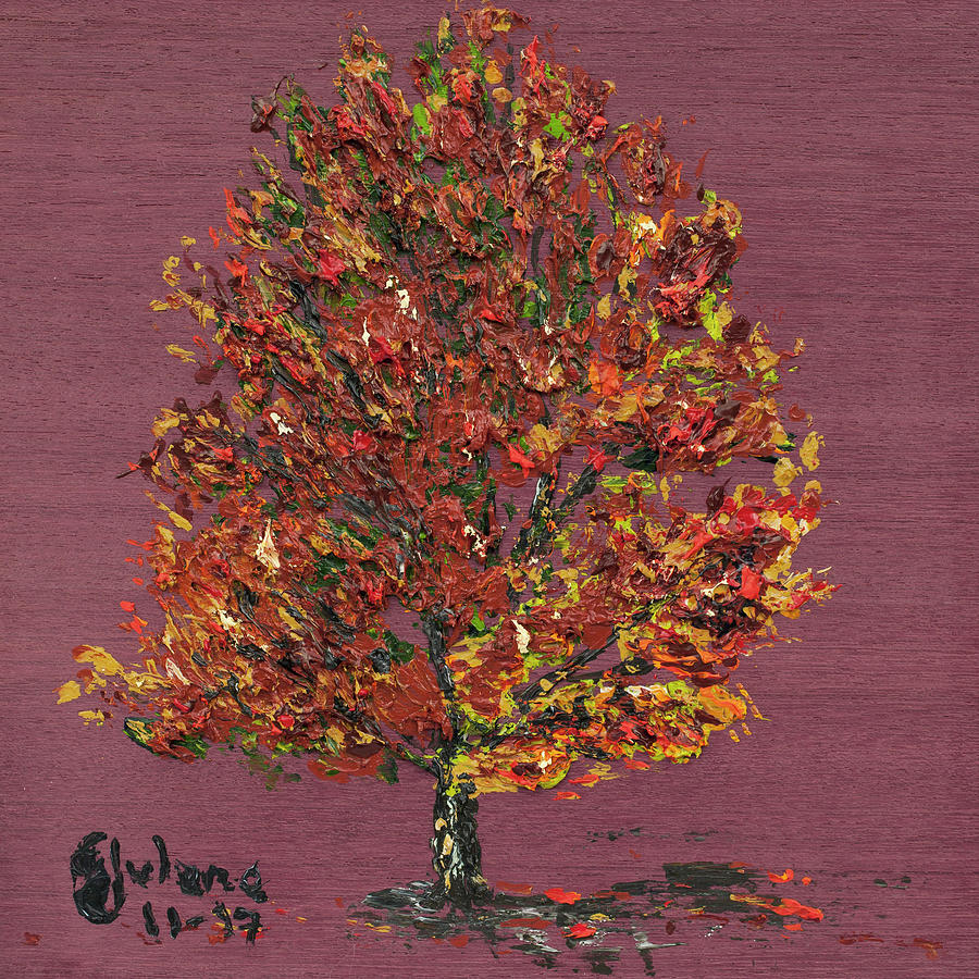 Flaming Tree at Lost Maples by Julene Franki Flaming Tree at Lost Maples by Julene Franki