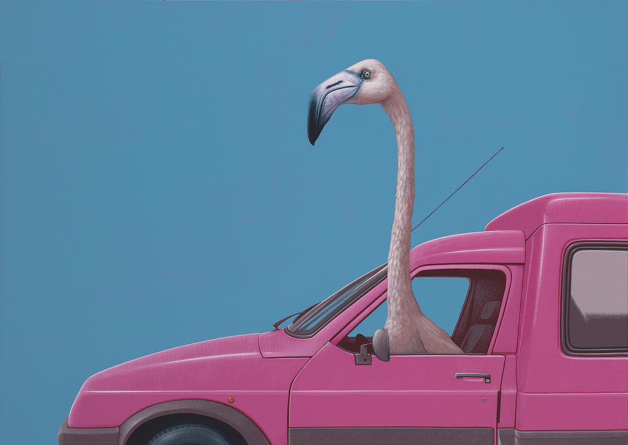 Flamingo Painting - Flamingo by Jasper Oostland