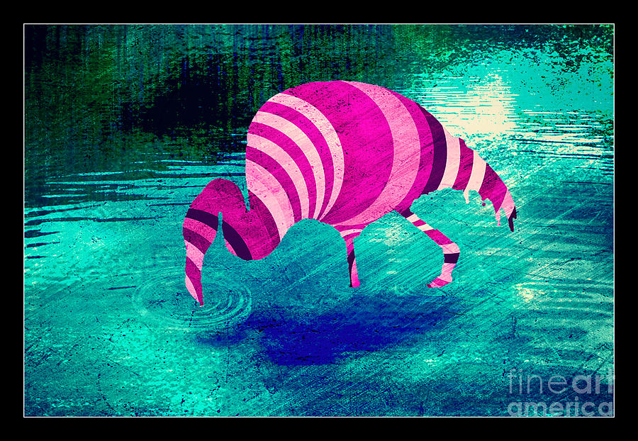 Flamingo Digital Art by Nick Eagles